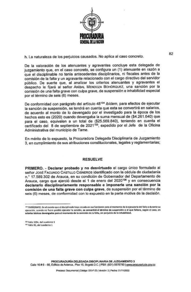 1000708085-670x1024 En fallo de primera instancia sancionan a exalcalde de Tame