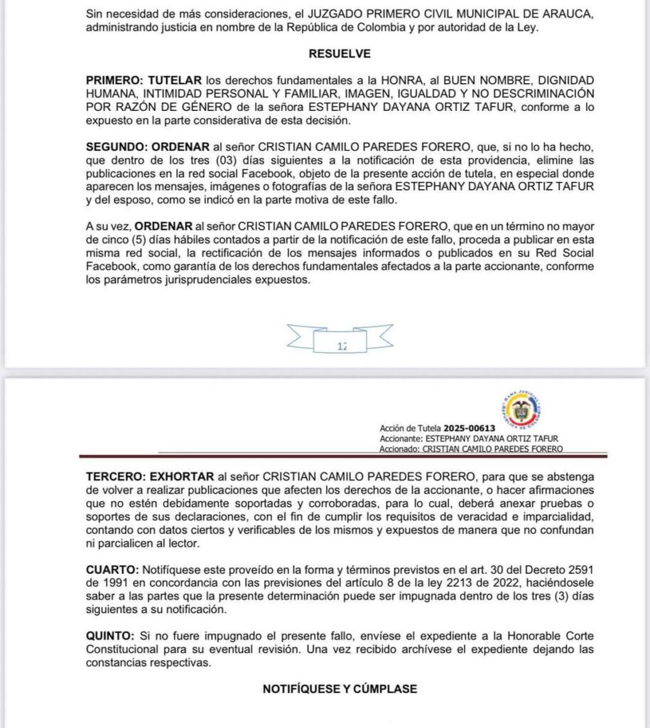 1000133556-915x1024 Gestora social del municipio de Arauca, se pronunció en fallo a su favor