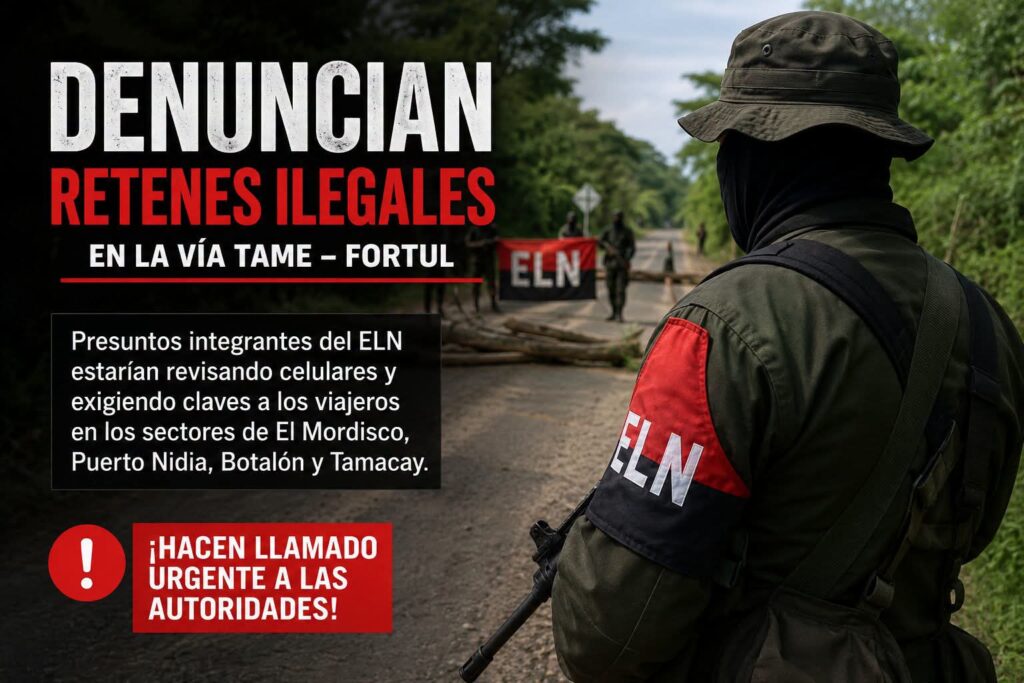 1000870200-1024x683 Denuncian retenes ilegales y revisión de celulares a viajeros en la vía Tame - Fortul.